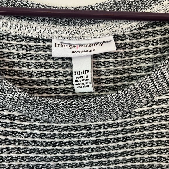 Liz Lange Maternity Gray Pullover Sweater Size XXL - Picture 4 of 6